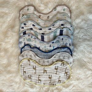 Lot/bundle of 8 Aden + Anais Burpy Bibs